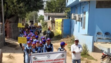 Shimla- School students were told the importance of voting in elections.